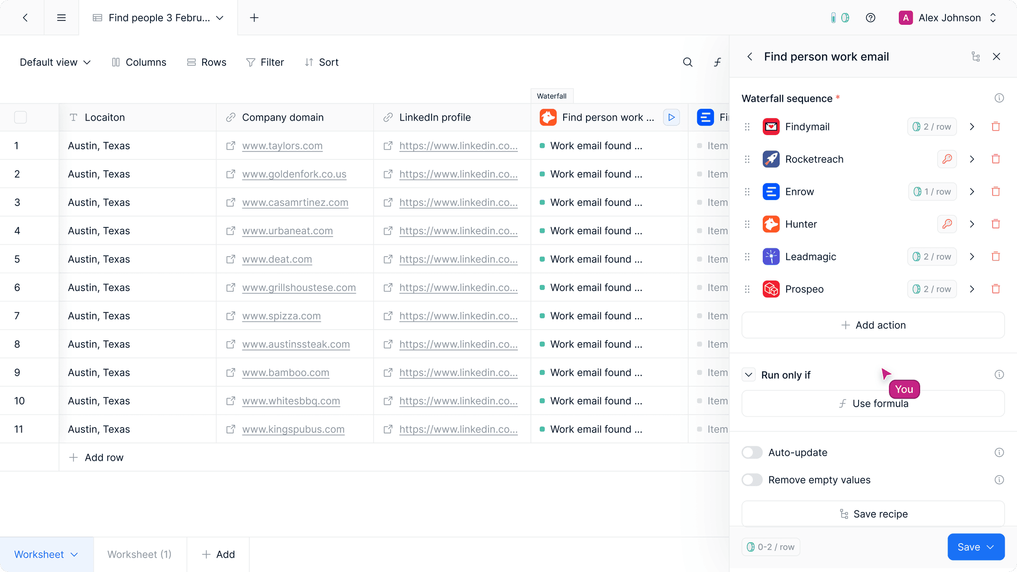 Build high-impact campaigns with clean, enriched data